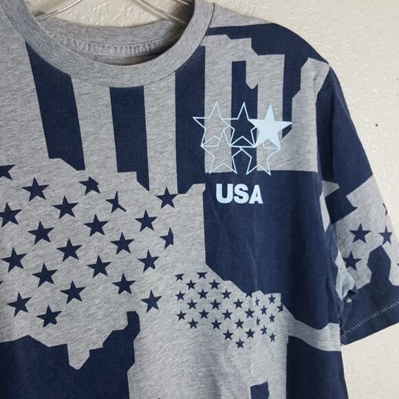 The North Face all over print USA Tee Excellent condition Small - Picture 2 of 5